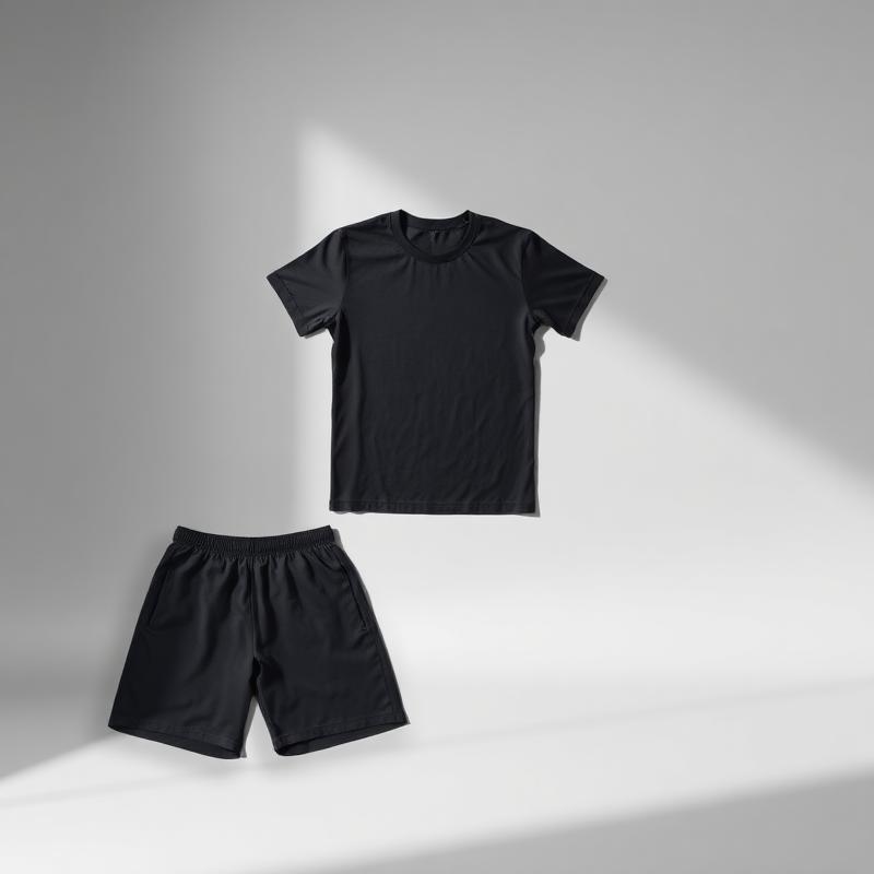 Camisetas e shorts de treino